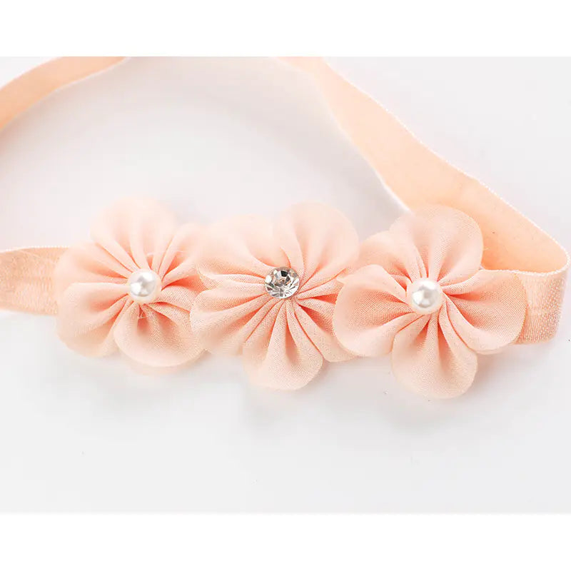 Floral Pearl and Diamonte Headband