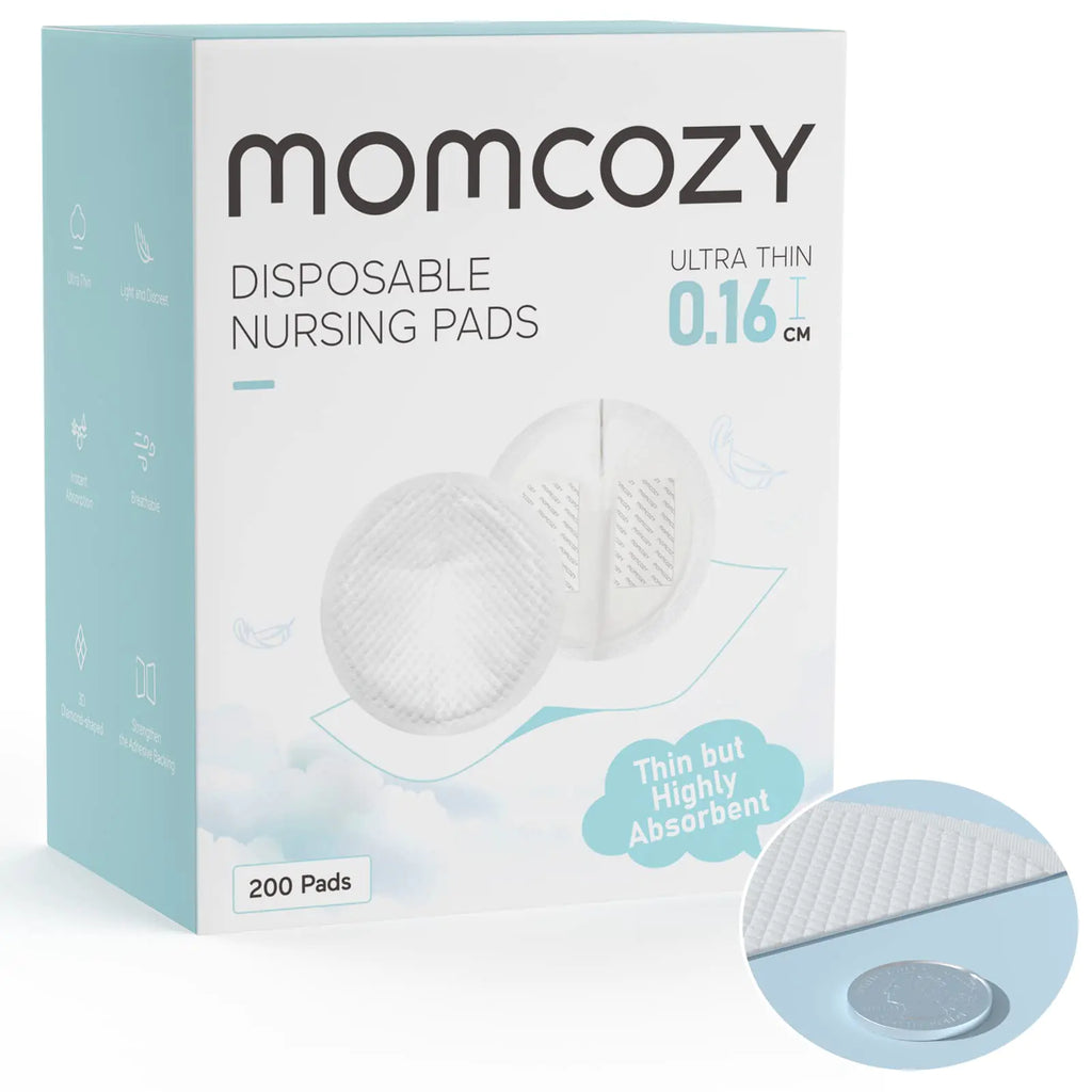 Momcozy Ultra-Thin Disposable Nursing Pads - Individually Packaged (200 Count)