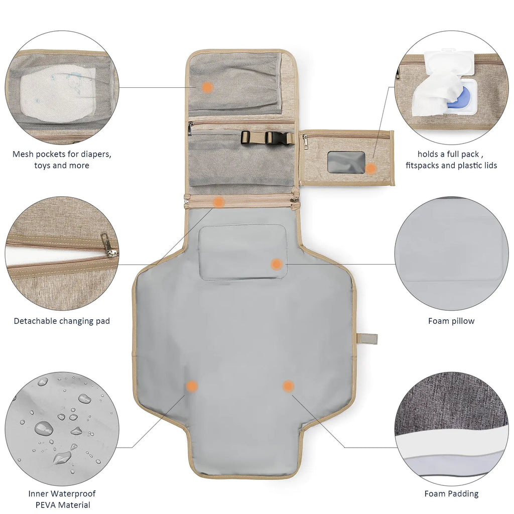 Portable Waterproof Baby Changing Pad