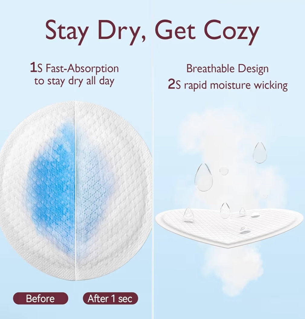Momcozy Ultra-Thin Disposable Nursing Pads - Individually Packaged (200 Count)
