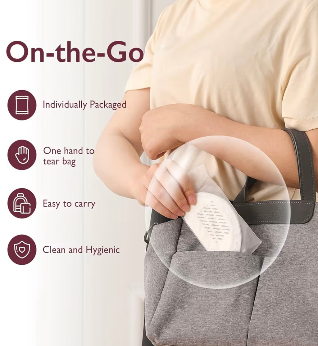 Momcozy Ultra-Thin Disposable Nursing Pads - Individually Packaged (200 Count)