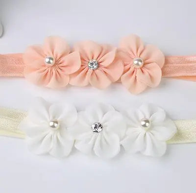 Floral Pearl and Diamonte Headband