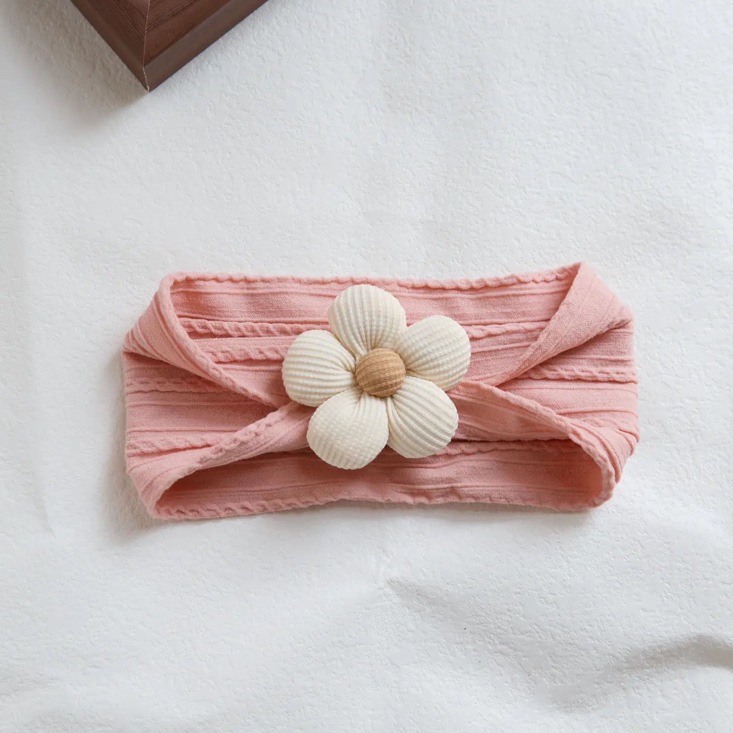 Floral Knit Baby Headband