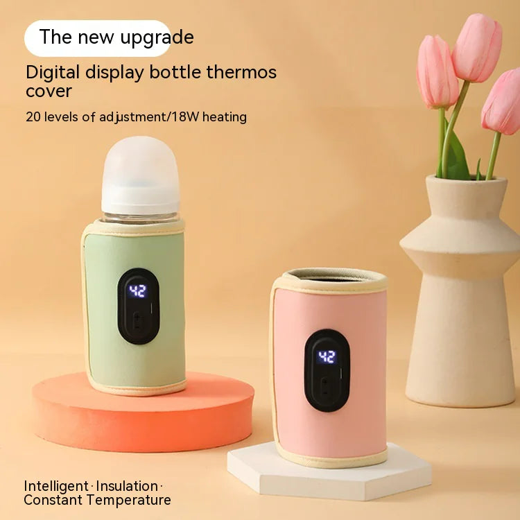 Digital Temperature Bottle Insulation Sleeve